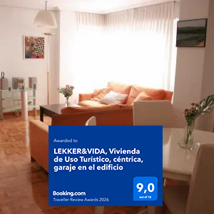 LEKKER&VIDA. Vivienda de Uso Turístico en Valladolid. Céntrica y con Garaje en el edificio. VUT-47-36